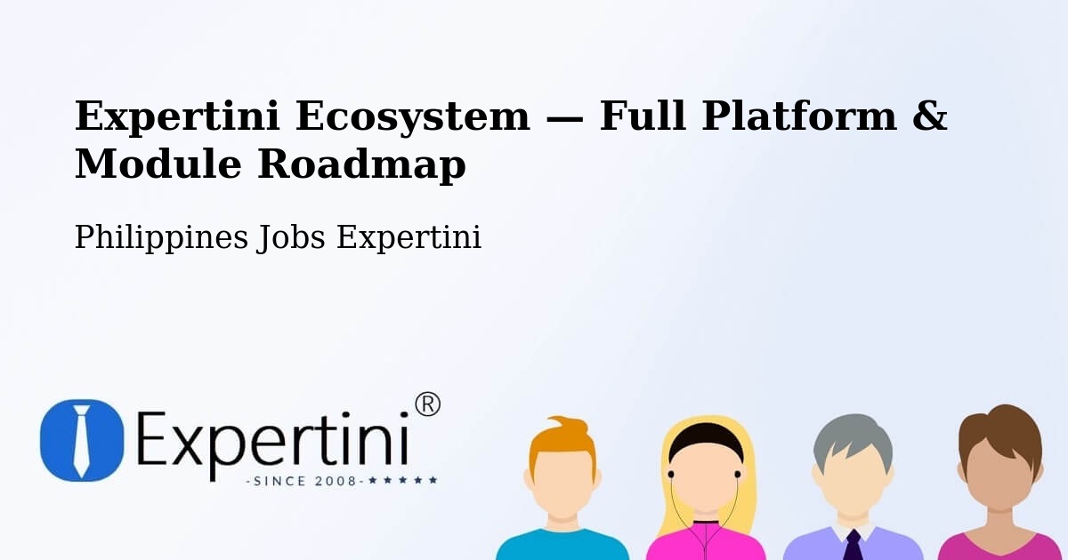 Expertini Ecosystem — Full Platform & Module Roadmap – Hapao