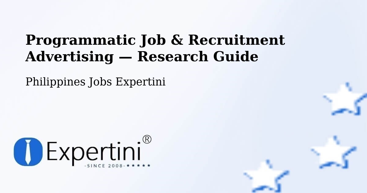 Programmatic Job & Recruitment Advertising — Research Guide – Hapao
